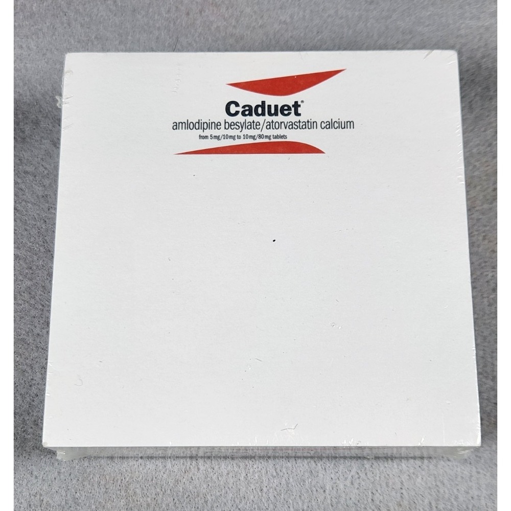 Vintage Pfizer Caduzet Caduet Amlodipine/Atorvastatin Notepad Printed Piece 2004